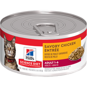 Hill's Science Diet - Chat Adulte Pâté de Poulet - Nourriture Humide pour Chats