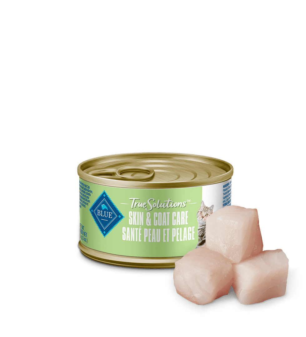 Blue True Solutions - Santé Peau et Pelage - Nourriture Humide en Pâté pour Chats Adultes