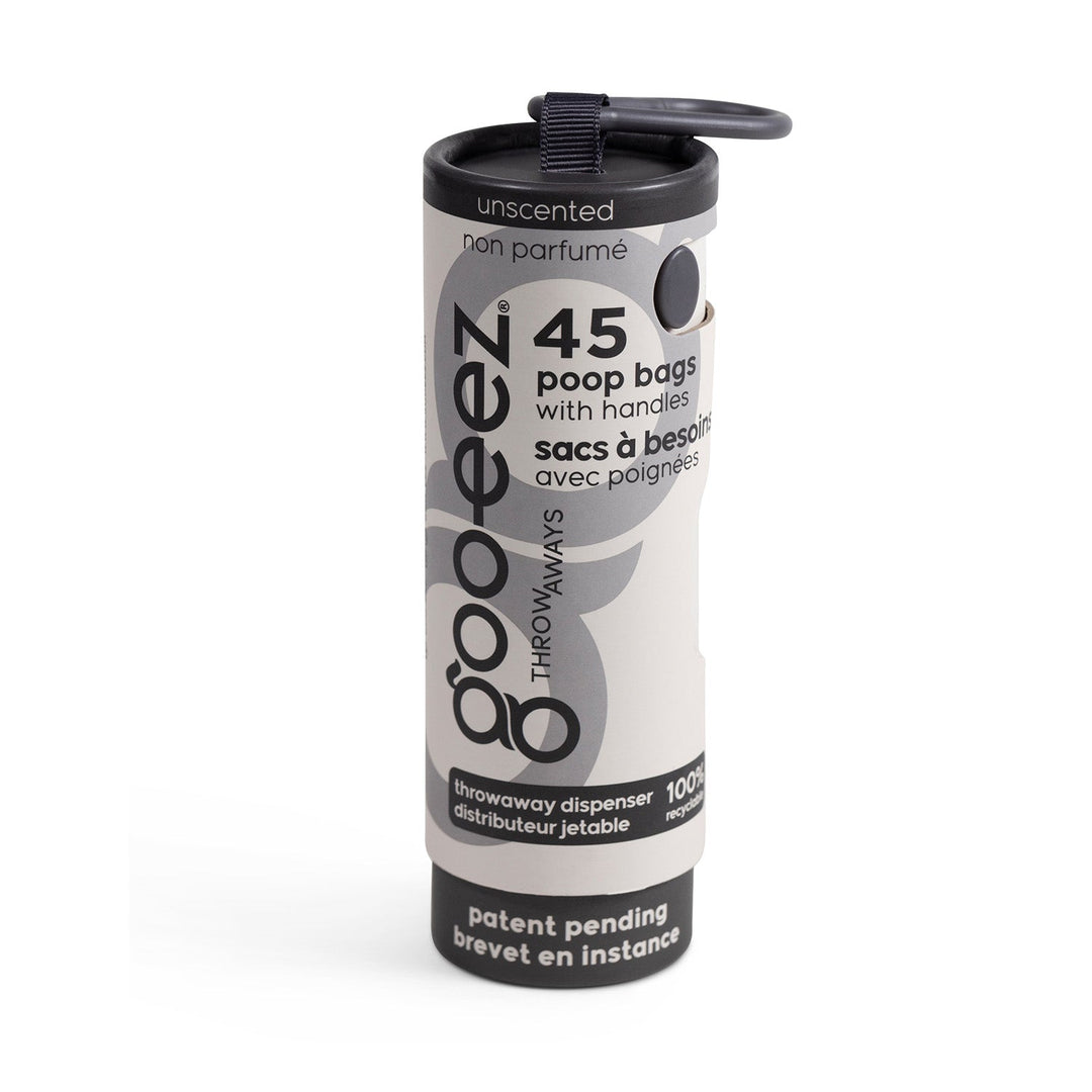 GOO-EEZ Sac Ramassage (50) & Distributeur Rose Framboise