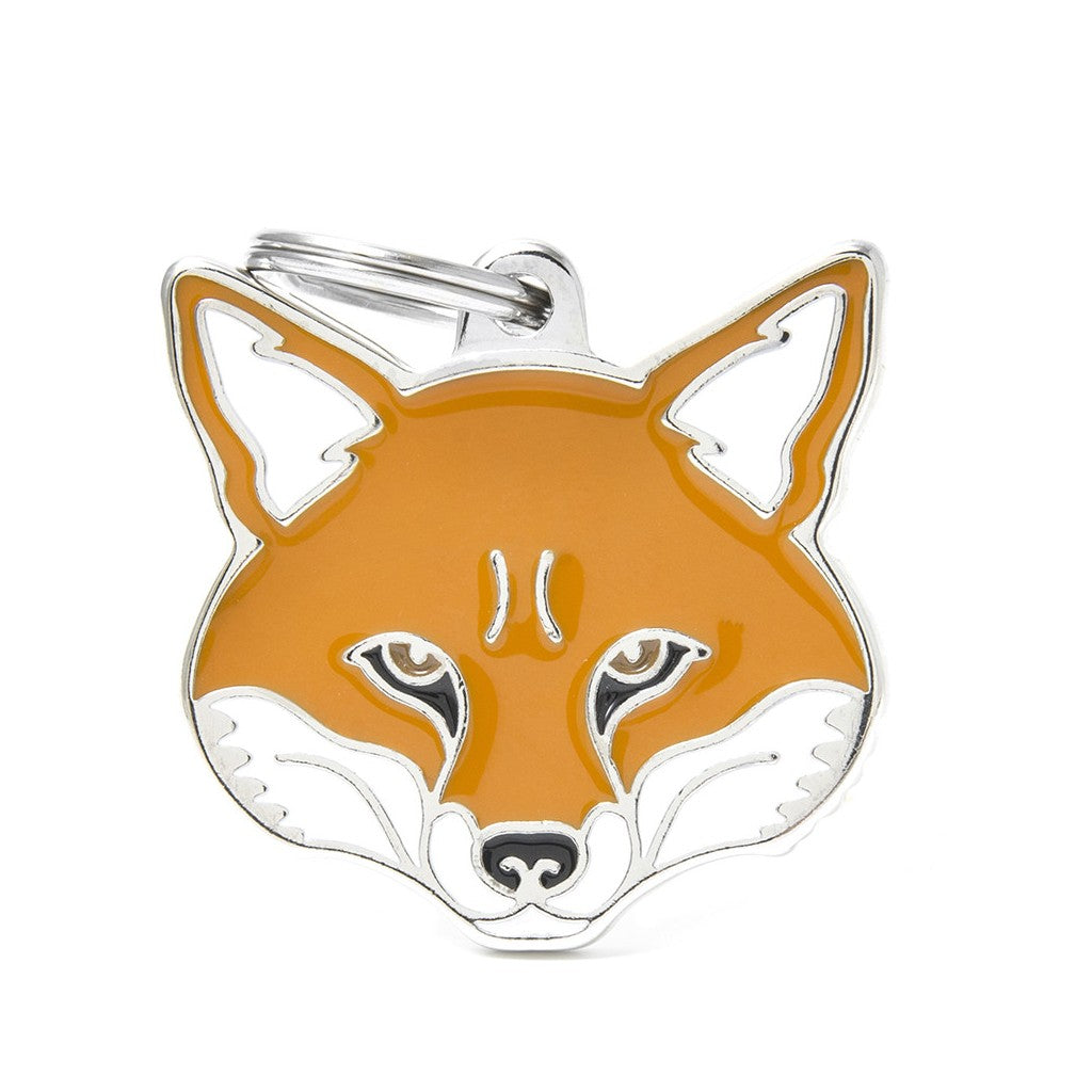 My Family - Sauvage Renard - Médaille d'Identité pour Chiens