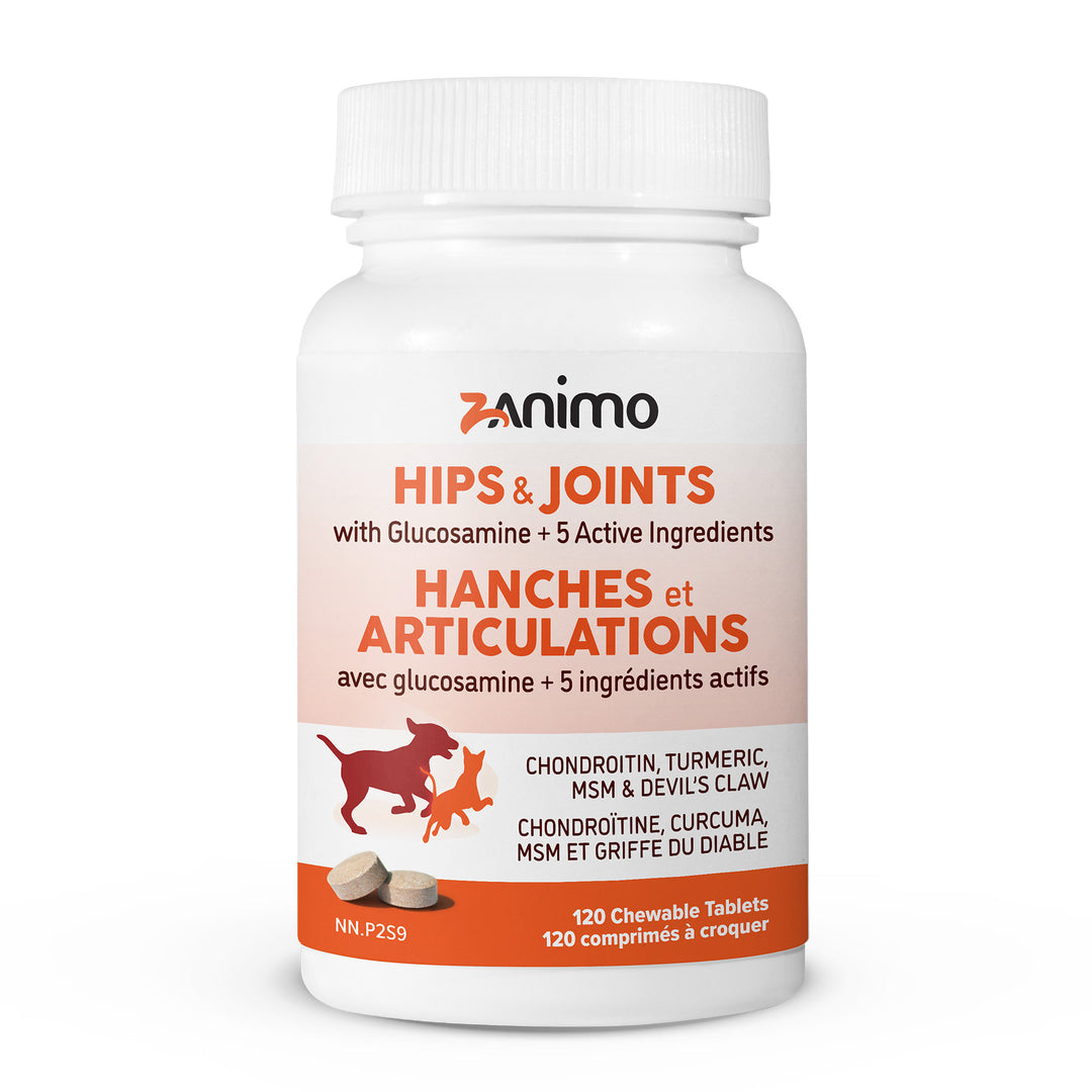 Zanimo - Articulations Intermédiaire Glucosamine - Supplément en Comprimés pour Chiens et Chats