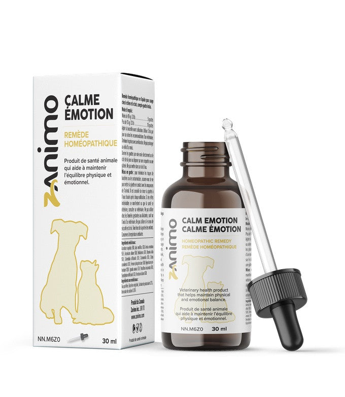 Zanimo - Calme Émotion - Produit Homéopathique pour Chiens et Chats
