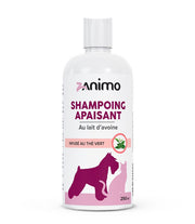 Zanimo - Shampoing Apaisant Lait d'Avoine et Thé Vert - Shampoing pour Chiens et Chats