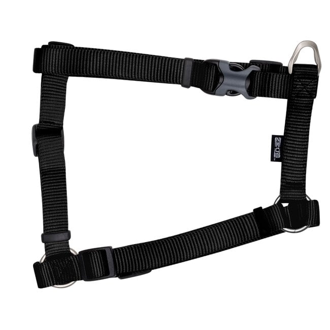 ZEUS Harnais Nylon Figure-H L 3/4x21-29" Noir