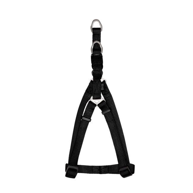 ZEUS Harnais Nylon Fixation Rapide M 1/2x17-22" Rouge