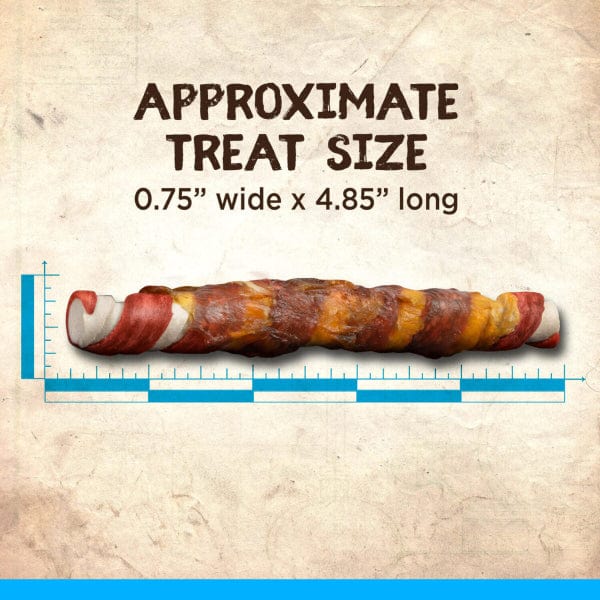 Zoë Better Than Rawhide - Bâtonnets Saveur de Poulet Barbecue - Gâteries Sans Cuir Brut pour Chiens